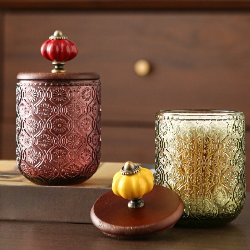 Retro cam pamuklu çubuk saklam - Candle Making Jars With Lids incelemesi ve fiyatı
