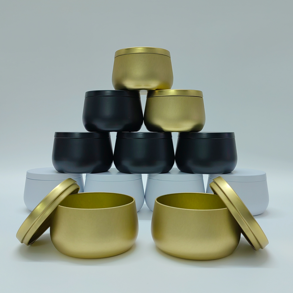 12 adet 8oz Beyaz Siyah Altın  - Tin Container Lid incelemesi ve fiyatı